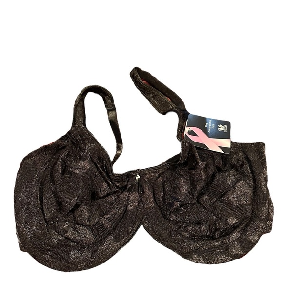 Wacoal Awareness Full Figure Underwire Bra 40DD or 38D Black - 85567 - NWT - Picture 3 of 9